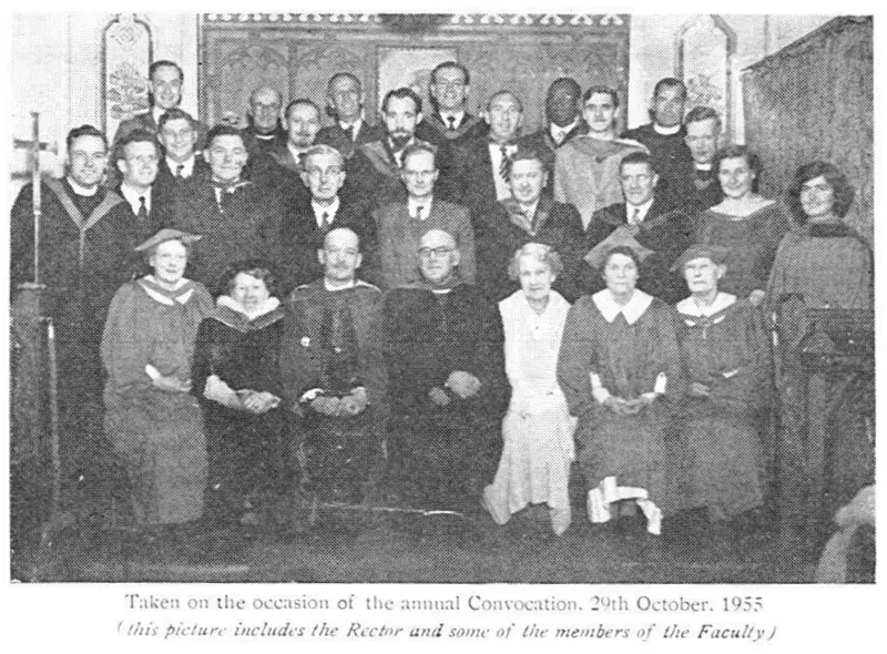 Convocation at St Andrew’s, 1955.